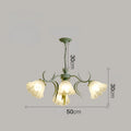 Modern Luxury Living Room Chandelier with Lily of The Valley Acrylic Lamp - Retro Dining & Bedroom Lighting
