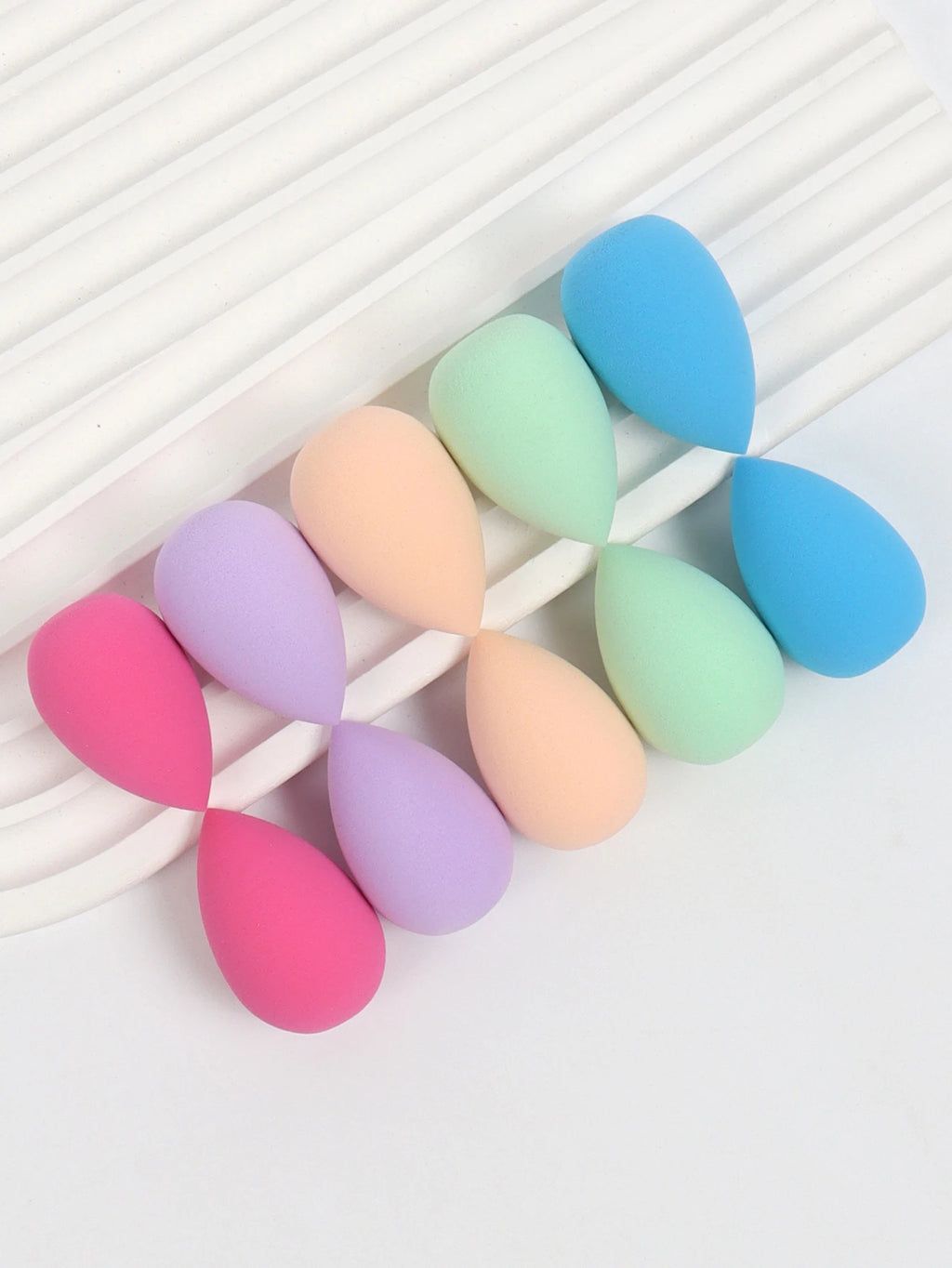Mini Makeup Sponge Set - Colorful Cosmetic Blenders for Foundation & Concealer