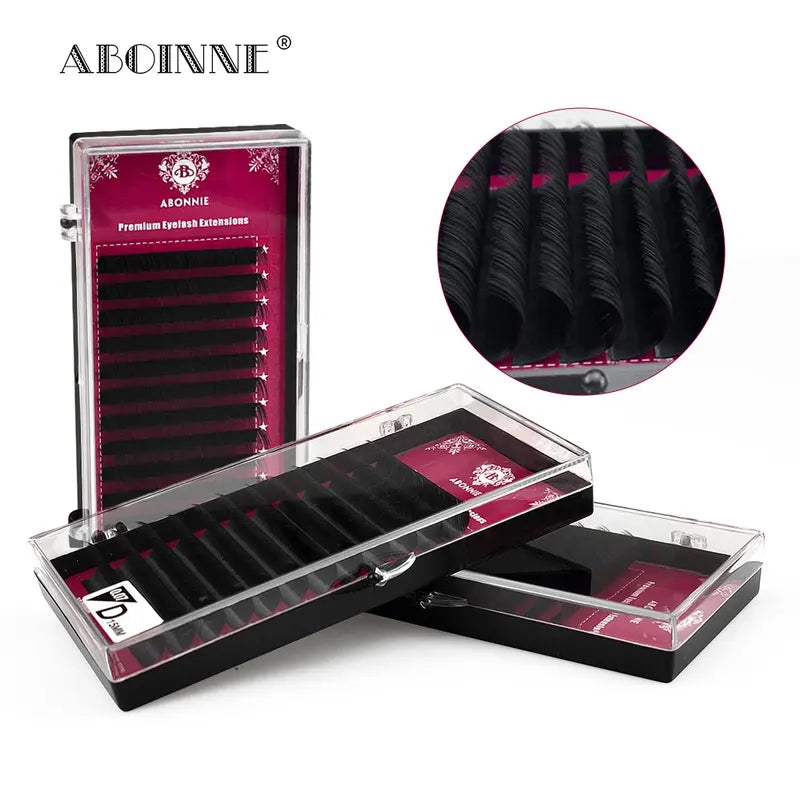 False Eyelash Extension Kit with Mink Fluffy Silk Lashes - Multiple Variants