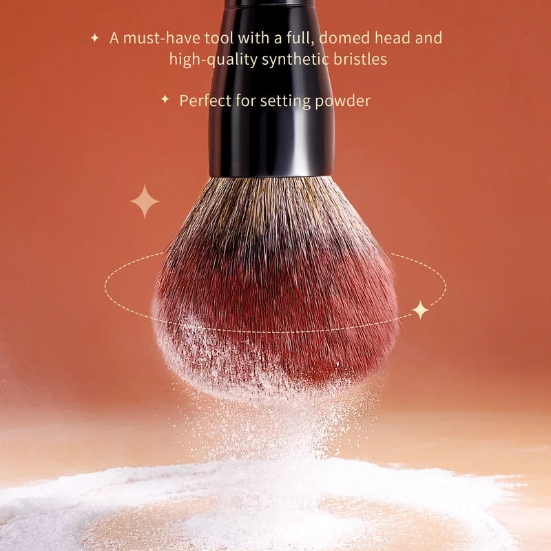 Large Fluffy Makeup Brush for Powder, Blush & Bronzer - Vegan Face Brush