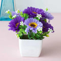 Artificial Potted Plant Garden Decor | Fake Flowers for Home & Office
