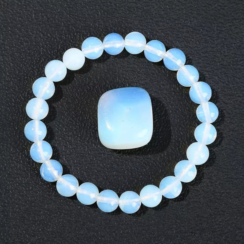 Natural Stone Bead Bracelet for Women & Men - Healing Jewelry Gift