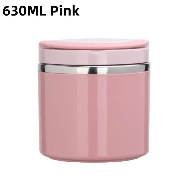 Insulated Food Jar Stainless Steel Thermos Lunch Box for Hot Food & Soup