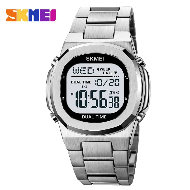 Digital Sport Watch Men Waterproof Multi-Function Wristwatch - LED Alarm & Calendar