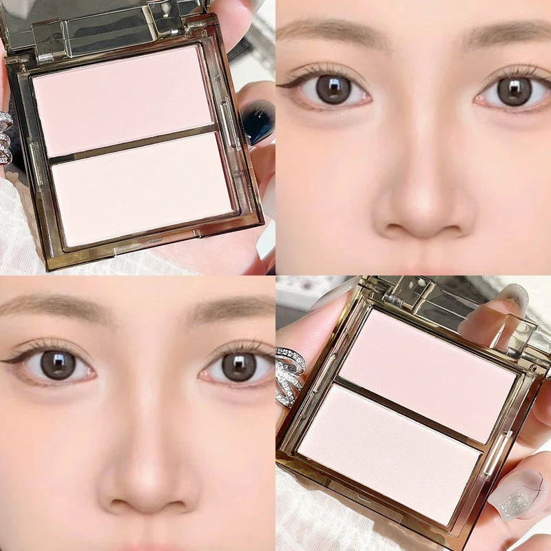 Multi-Function Contour & Highlight Makeup Palette with Matte and Shimmer Shades