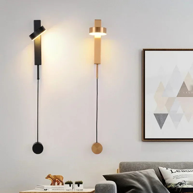Rotatable LED Wall Lamp for Bedroom Living Room Indoor Lighting Fixture
