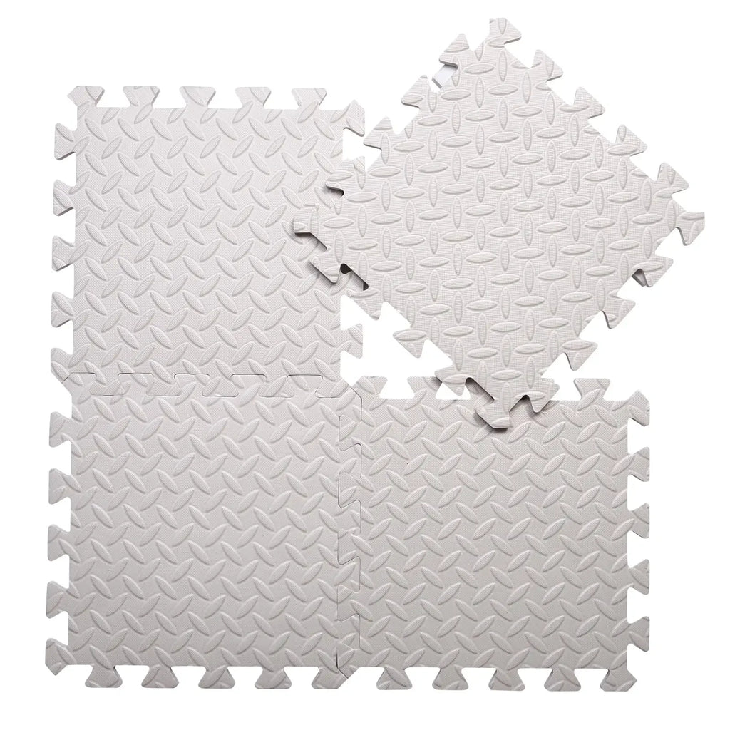 8-Piece Interlocking EVA Foam Floor Mat Set for Yoga & Playroom, 2.5cm Thick