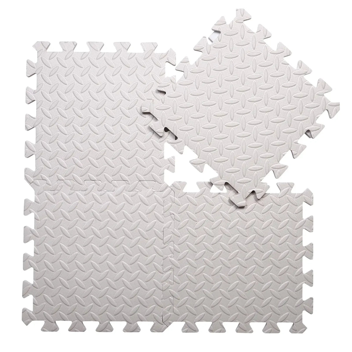 8-Piece Interlocking EVA Foam Floor Mat Set for Yoga & Playroom, 2.5cm Thick