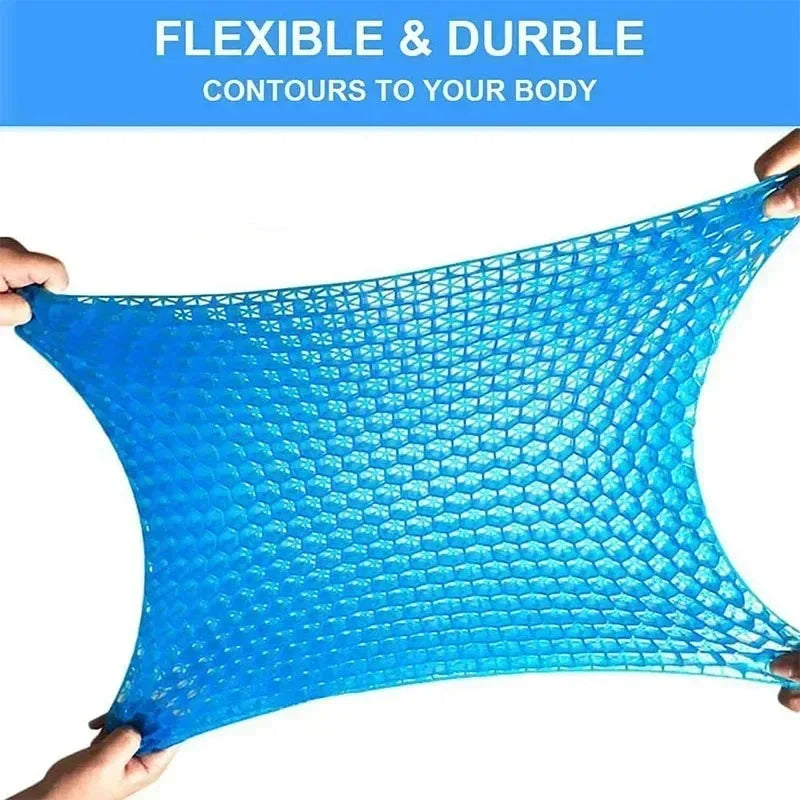 Breathable Honeycomb Gel Cooling Seat Cushion for Car Office Home Use