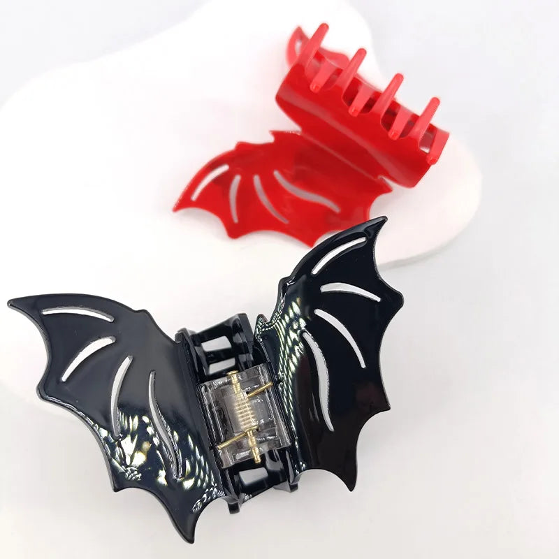 Bat-Shaped Halloween Hair Accessory for Women - Updo Festival Hair Grab