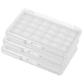 Refillable Eyeshadow Palette Organizer Case with 24 Slots Travel Makeup Storage