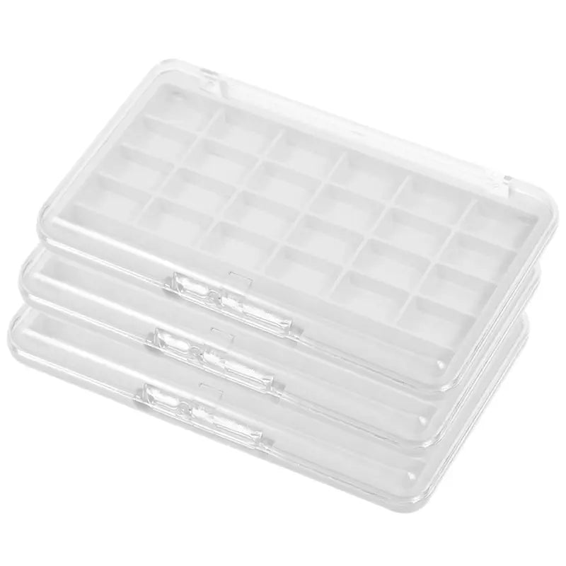 Refillable Eyeshadow Palette Organizer Case with 24 Slots Travel Makeup Storage