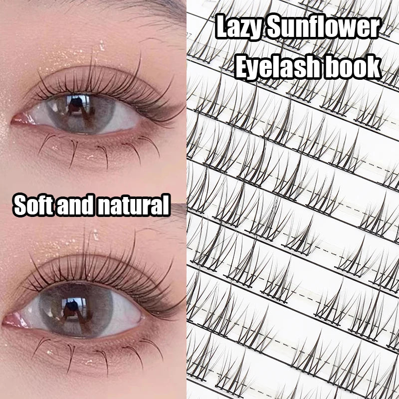 False Eyelash Book Clusters Extensions Kit - Multiple Colors for DIY Eyelash Enhancement