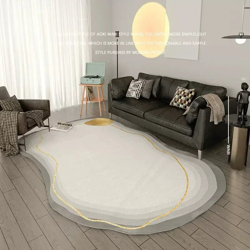 Living Room Carpet Fluffy Plush Rug Non-slip Thickened Home Decor