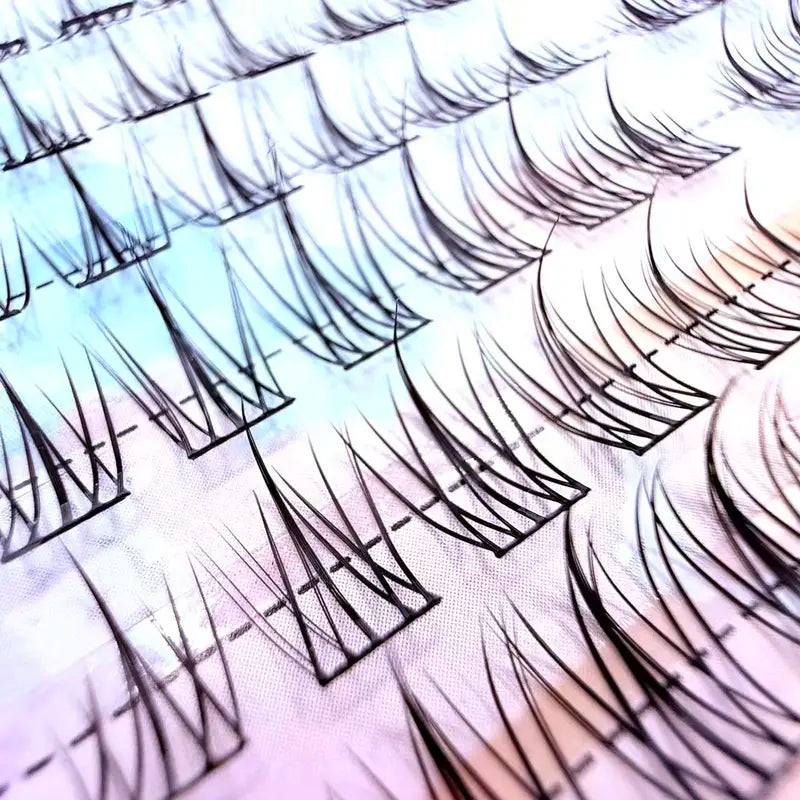 Cluster False Eyelashes 384 Pcs Natural Volume Fake Lashes for Party & Dating