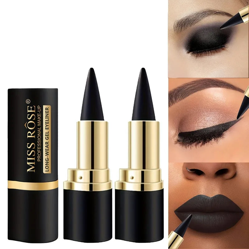 Creamy Gel Eyeliner Set - Waterproof, Sweat-Proof, Long-Lasting, Daily Makeup for Women