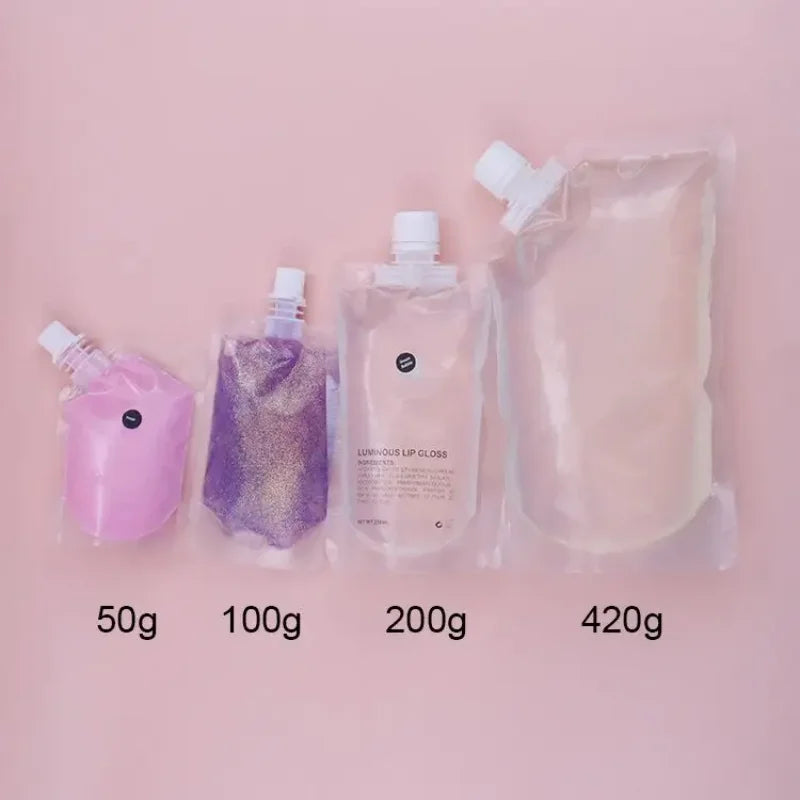 50ml Vegan Lip Gloss Base Wholesale Matte Waterproof Lip Gloss for DIY Makeup