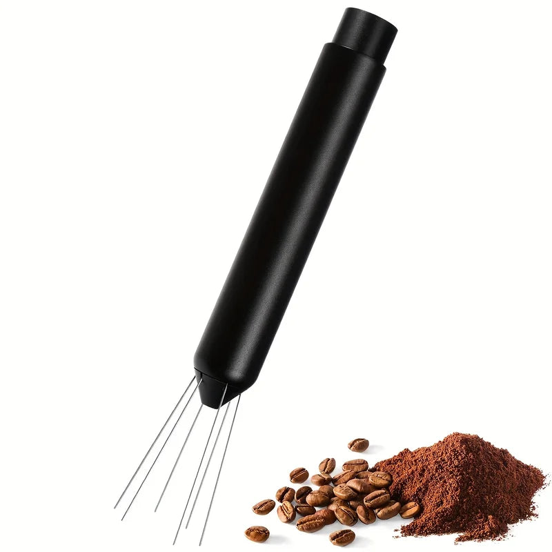 WDT Espresso Distribution Tool with Retractable Stainless Steel Needle - Barista-Grade Coffee Tamper