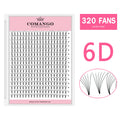 False Eyelash Extensions 3D/4D/5D/6D/8D/10D Premade Volume Fans Faux Mink Short Stem