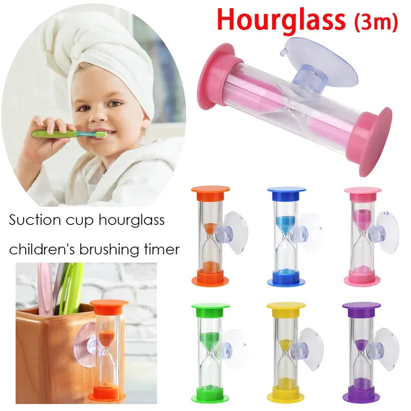 Colorful Hourglass Sand Timer - 2/3 Minute Shower and Kids Timer