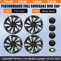 Tesla Model Y Hubcaps 19 Inch Wheel Covers for 2025 Performance - All Colors