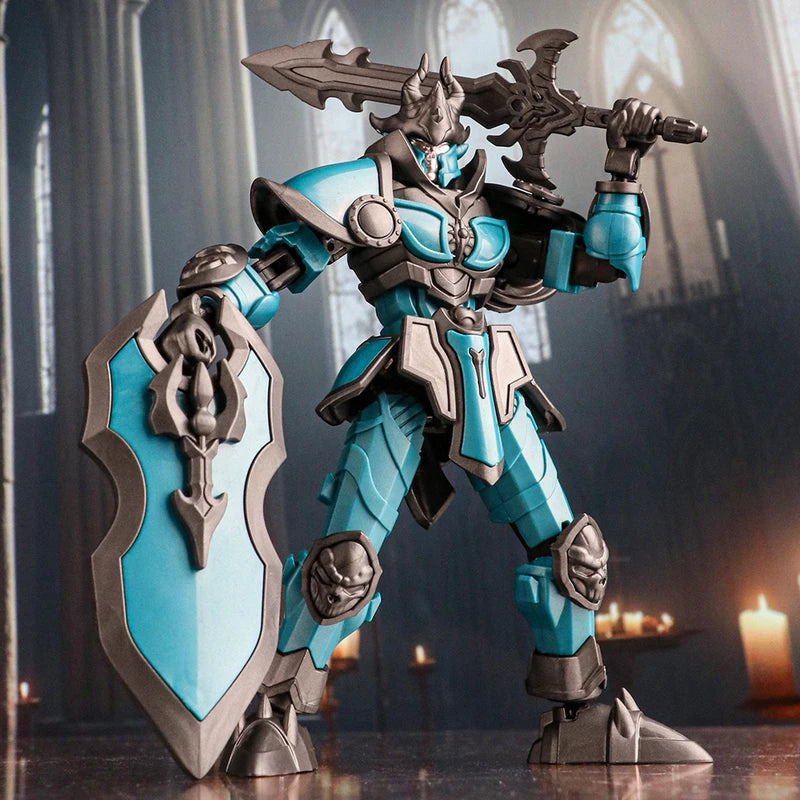Lucky 13 Movable Joint Doll King Arthur Lich King Knight Robot Model Toy for Boys