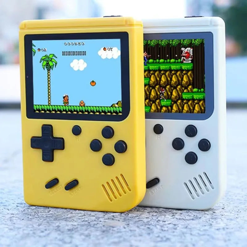Portable Handheld Video Game Console with 400 Built-in Games, 2.4 Inch IPS Screen & Rechargeable Battery