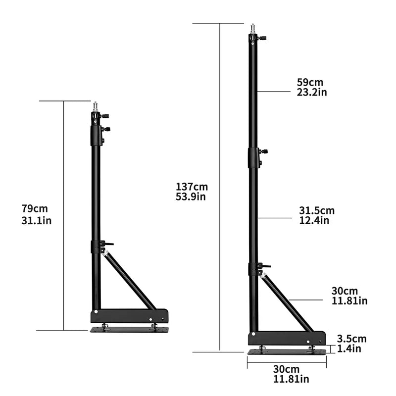 Heavy Wall Mount Boom Arm for Studio Lighting & Projector Bracket 170cm