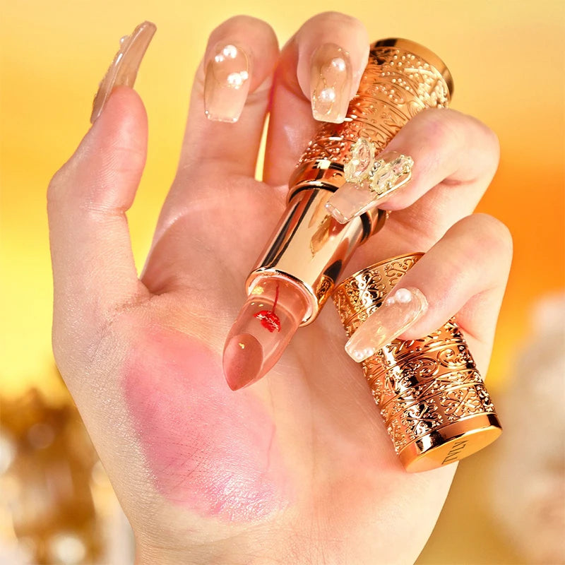 Color-Changing Petal Lipstick for Women Moisturizing Long-Lasting Lip Balm