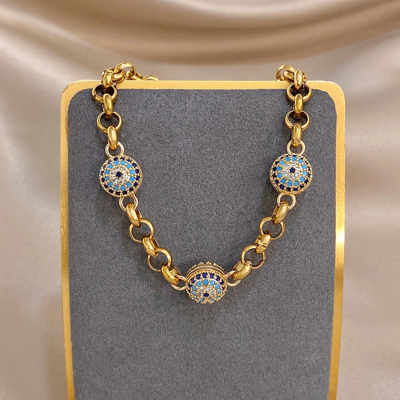 Trendy Rhinestone Inlaid Ball Bracelet for Women - Multiple Metal Colors
