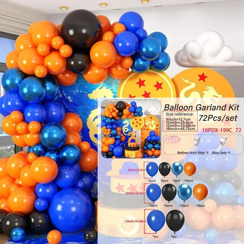 Balloon Arch Kit 72 Pieces for Birthday Wedding Halloween Party Decorations