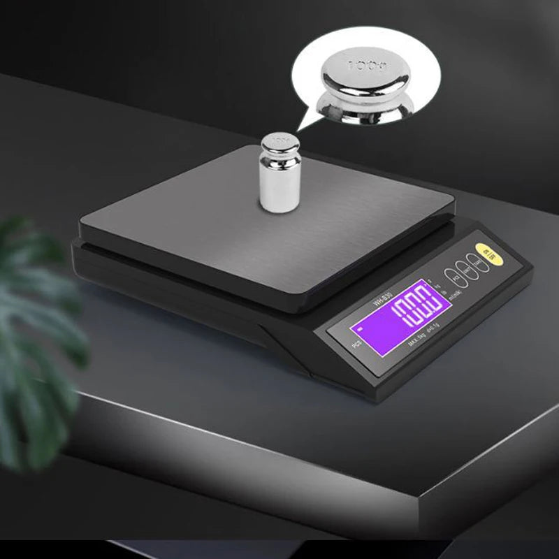 Digital Kitchen Scale 5kg/0.1g & 10kg/1g Waterproof Food Weighing Tool