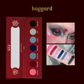 Seven-Color Eyeshadow Palette - Matte & Shimmer Finishes, Bold Makeup Look