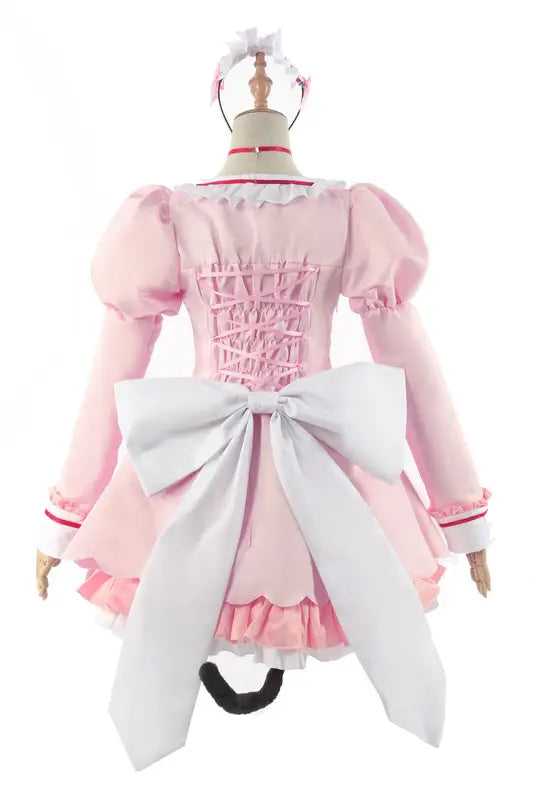 Anime Cat Girl Costume Set for Cosplay and Halloween - Pink & Blue Variants