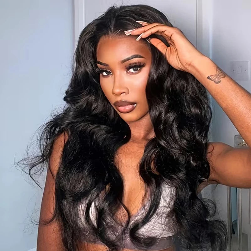 Glueless Human Hair Wigs 9x6 HD Body Wave Pre Plucked & Bleached Knots - Multiple Lengths