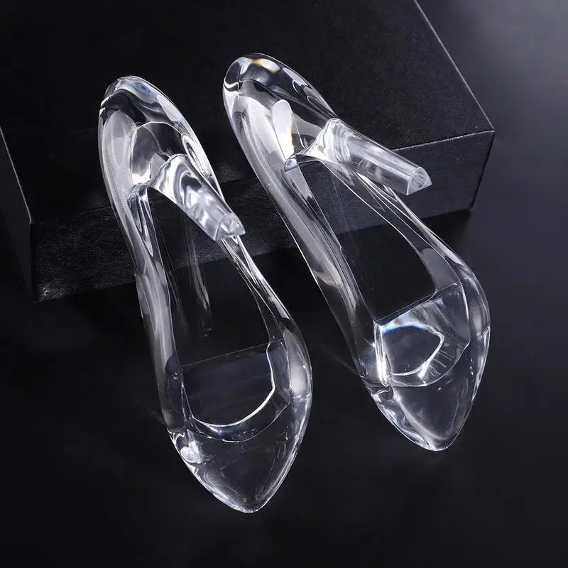 Crystal Shoe Figurine for Home Decor and Gifts - Fairy Tale Gift for Kids and Adults