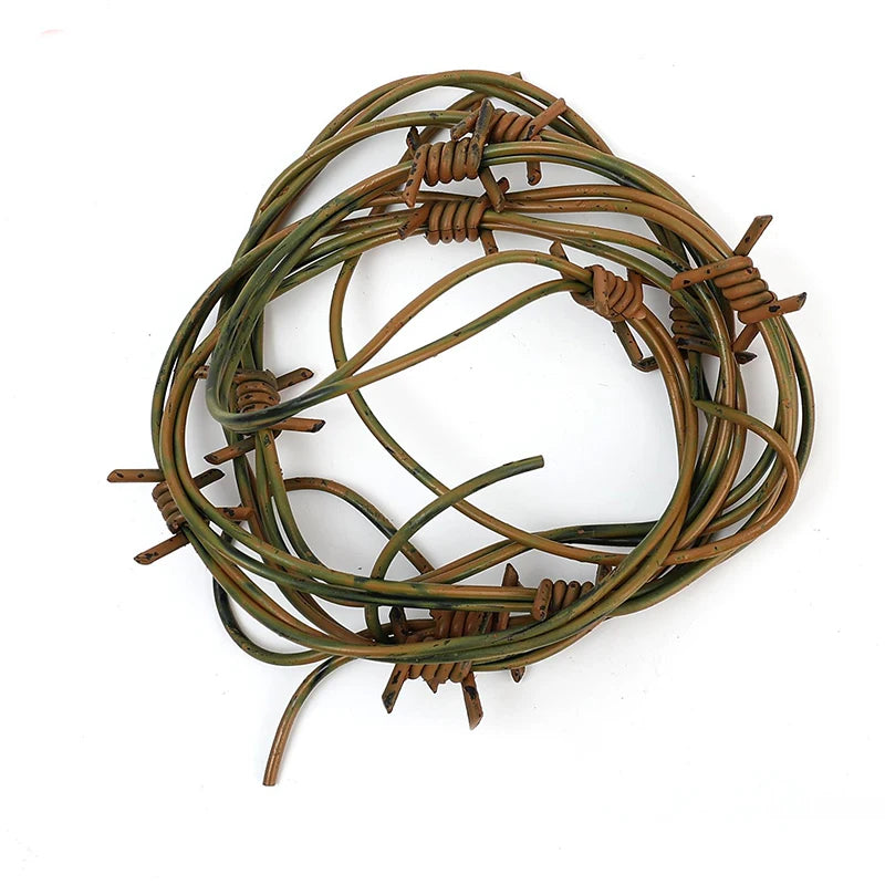 Halloween Fake Barbed Wire Rope Decor for Haunted House & Horror Scene