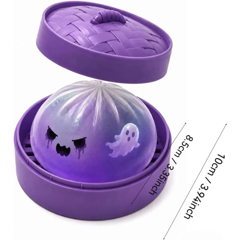 Soft Squishy Halloween Ghost Dumplings - Slow Rebound Stress Relief Toy