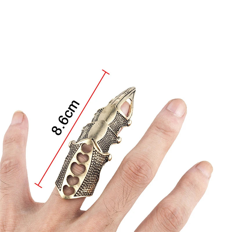 Retro Women's Knuckle Rings Set Steampunk Vintage Claw Jewelry Party Ring