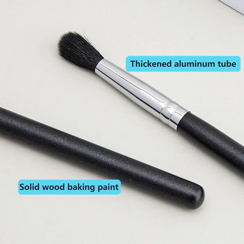 Eye Shadow Crease Brush Flame Shape Goat Hair Makeup Tool for Blending