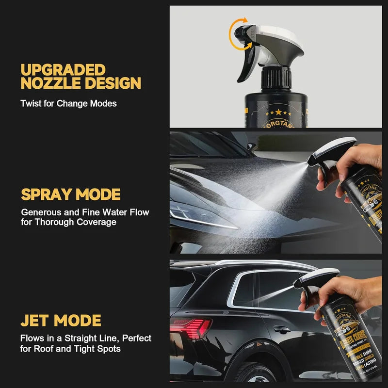 Ceramic Car Coating Spray with Long-Lasting Shine and Hydrophobic Protection