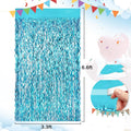 Wave Curved Rain Curtain Wall Decoration for Birthday & Wedding Parties