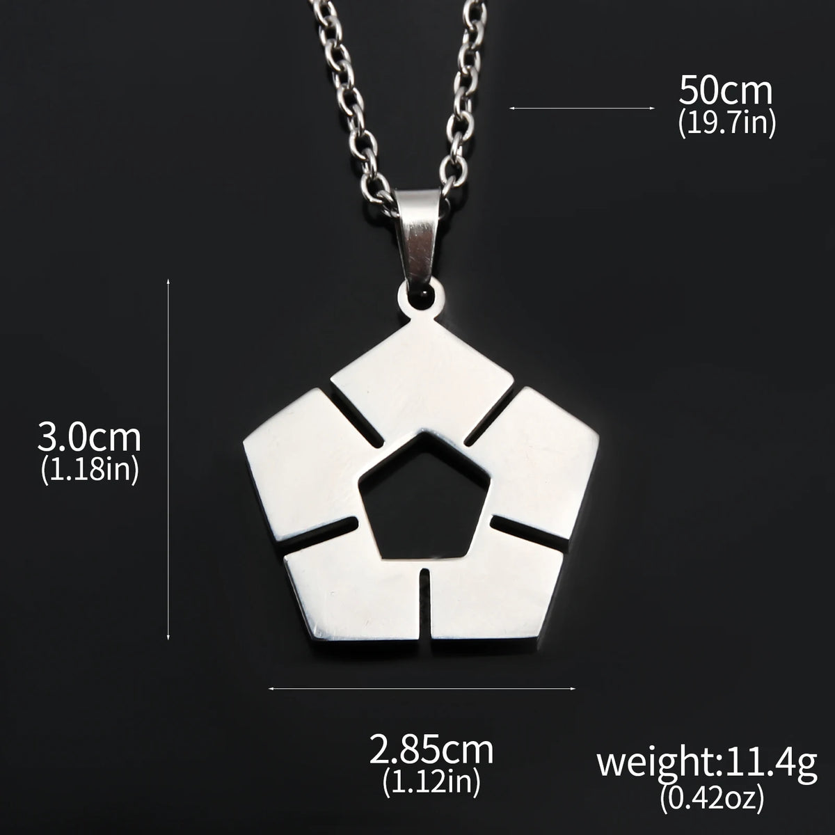 Anime Blue Lock Pendant Necklace Women Soccer Sign Jewelry Silver Chain
