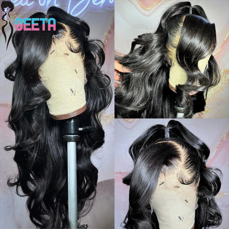 Women's 13x6 Lace Front Wigs with Drawstring & 4x4 Frontal Human Hair