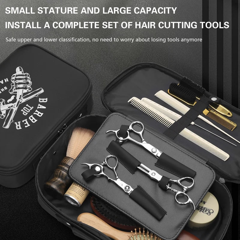 Large Capacity Travel Styling Organizer Case for Barber & Cosmetics Storage