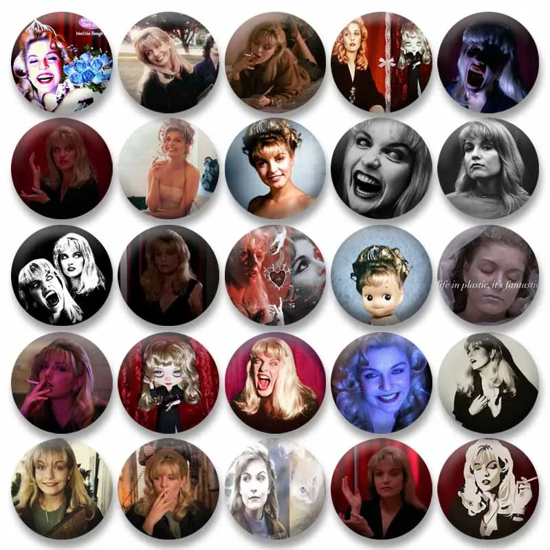 Horror Laura Palmer Enamel Pin - Twin Peaks Creative Brooch for Bags & Clothes