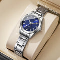 Fashion Women’s Rhinestone Quartz Wrist Watch - Casual Elegant Ladies Clock