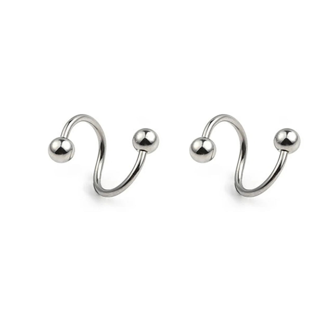 Spiral Earrings for Women - Tragus Rook Cartilage Nose Hoop Piercing Jewelry
