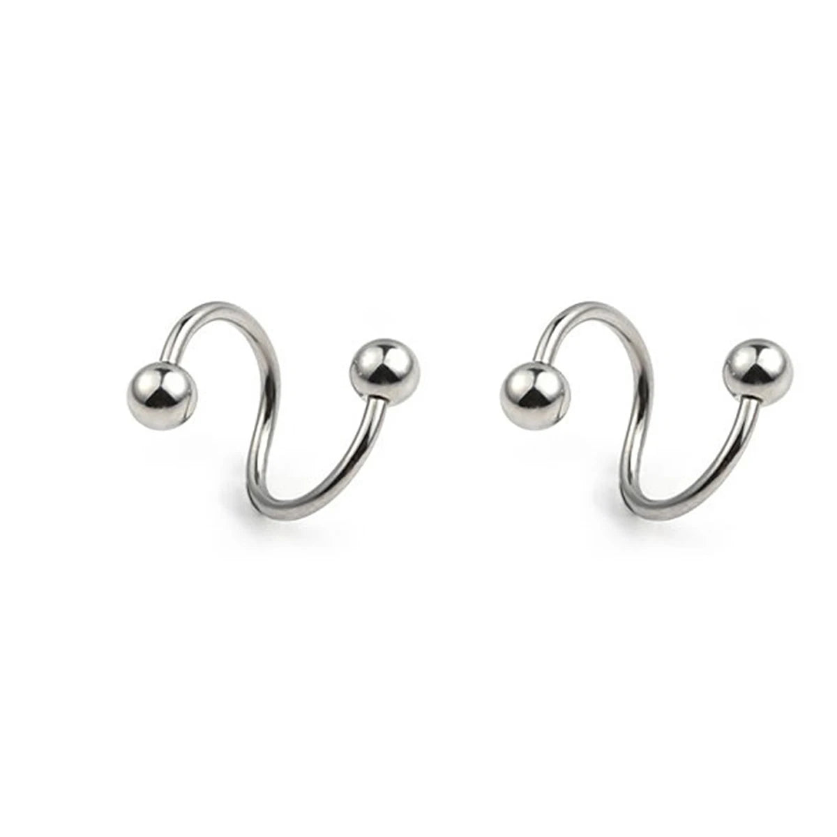 Spiral Earrings for Women - Tragus Rook Cartilage Nose Hoop Piercing Jewelry