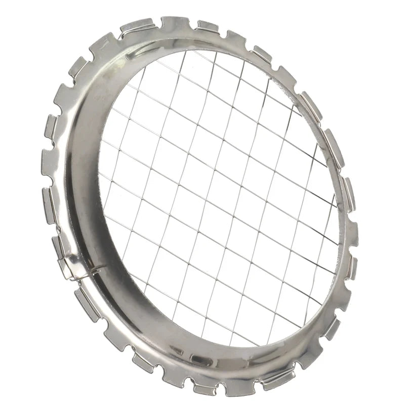 Kitchen Cube Slicer for Eggs, Mushrooms, Vegetables - Stainless Steel Grid Cutter